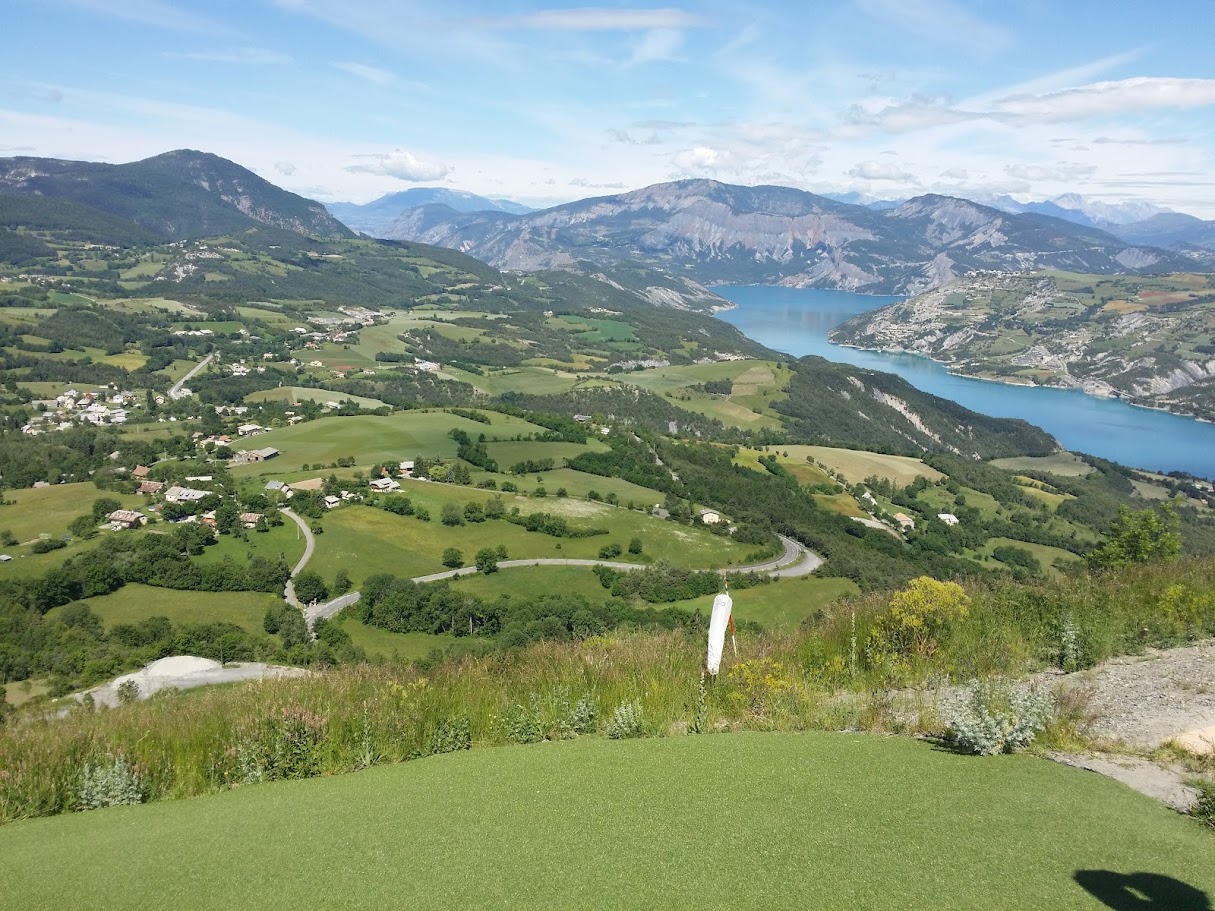 Blick vom Startplatz